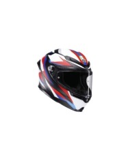 AGV Casque intégral K6 S Timewarp noir mat rouge bleu