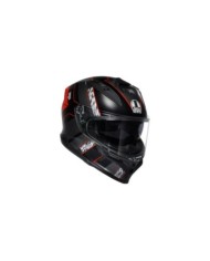 AGV Casco integrale K7 Kyber nero-rosso