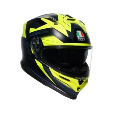 AGV Casco integrale K7 Glimpse nero-giallo