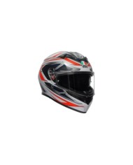 AGV Integralhelm K3 Space matt weiss-rot