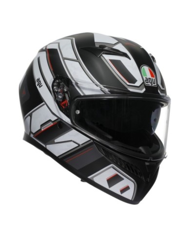 AGV Casco integrale K3 Rivia nero opaco-bianco