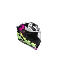 AGV Integralhelm K1 S Punkpulse grau violet grün