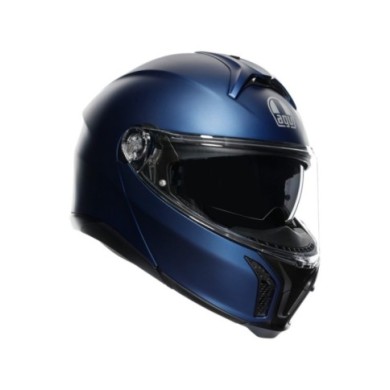 AGV Casque modulable Tourmodular Solid Uni mat bleu