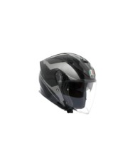 AGV Casque jet K5 Evo Tune gris-noir