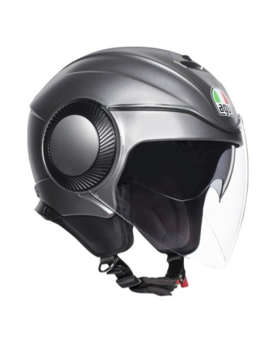 AGV Casque jet Orbyt Uni mat gris
