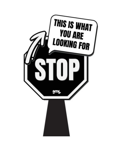 gms SHOP DESK STOP SIGN - gms
