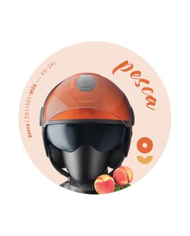 gms Adesivo per negozio Scoop-gms Collezione Gelato pesca