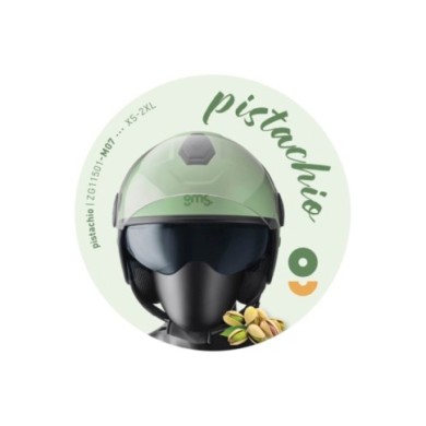 gms Adesivo per negozio Scoop-gms Gelato Collection pistacchio