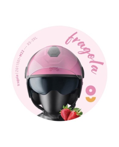 gms Adesivo per negozio Scoop-gmsCollezione Gelato fragola