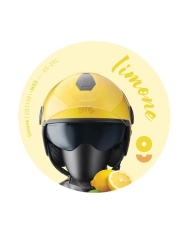 gms Adesivo per negozio Scoop - gms Collezione Gelato limone