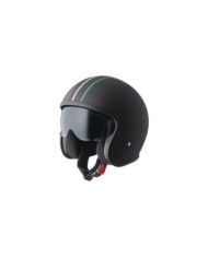 gms Casque Jet Ride in Italy noir-rouge-blanc-vert italy