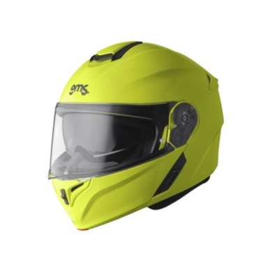 gms Casco modulare Aperio giallo neon