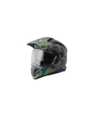 gms Casco adventure Adventus Camo opaco verde-nero mimetico
