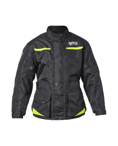 gms Jacke Gear WP Junior schwarz-fluogelb
