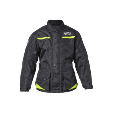 gms Jacke Gear WP Junior schwarz-fluogelb