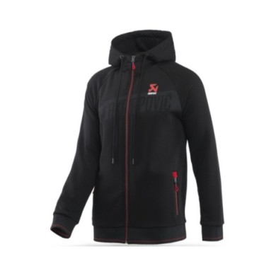 AKRAPOVIC Corpo Zip Hoodie Black