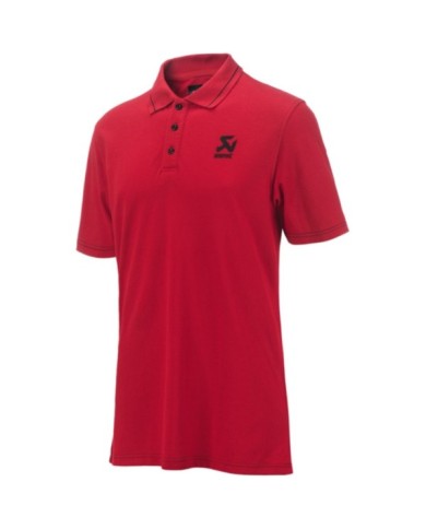 AKRAPOVIC Corpo Polo Red Men rouge-noir