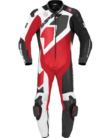 SPIDI Combinaison Gran Premio Perforated Pro noir-blanc-rouge