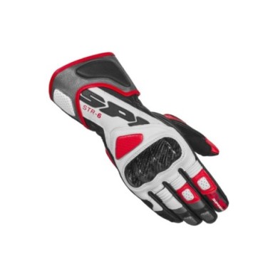 SPIDI Gants STR-6 noir-blanc-rouge