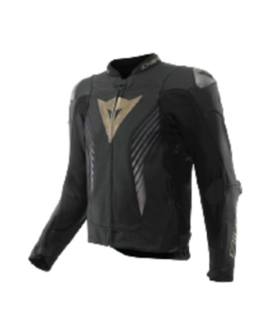 Dainese Super Speed 5 Leather Veste noir-doré