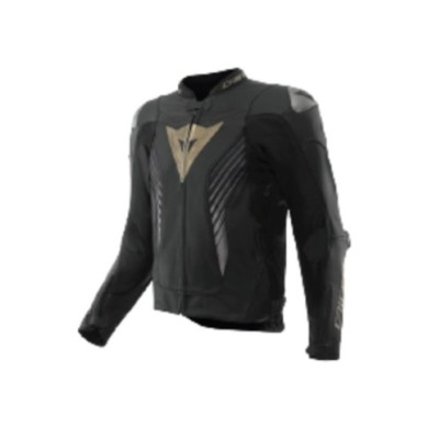 Dainese Super Speed 5 Leather Veste noir-doré
