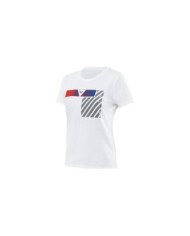 Dainese Dames T-Shirt Illusion blanc-gris-rouge
