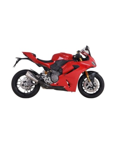 ZARD Slip-On E5+ en acier inoxydable homologué avec bouclier ther