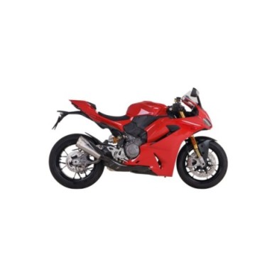 ZARD Slip-On E5+ en acier inoxydable homologué avec bouclier ther