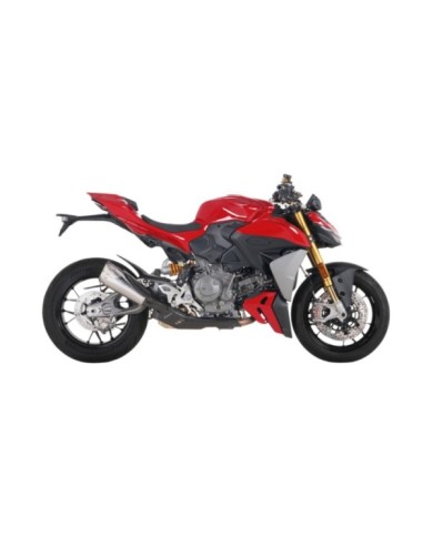 ZARD Slip-On E5+ en acier inoxydable homologué avec bouclier ther