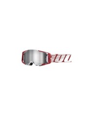 100percent 100% Armega Goggle Oversized Deep Red - Mirror Sil