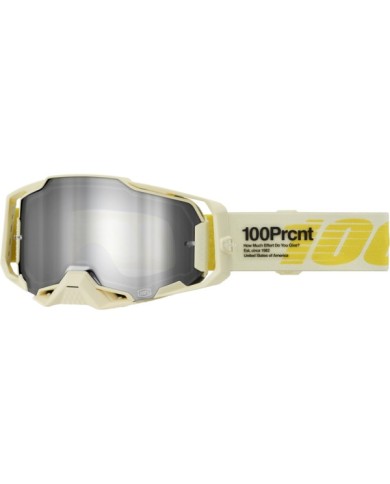 100percent 100% Armega Goggle Barely - Mirror Silver Lens