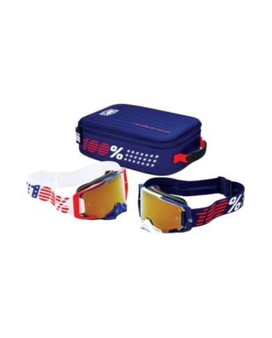 100percent 100% Dual Armega Patriot Pro Pack - White Navy