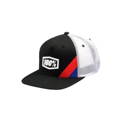100percent Cornerstone Trucker Cap AJ Fit Black schwarz
