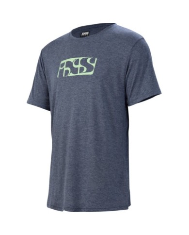 iXS iXS Brand Tee aqua marine