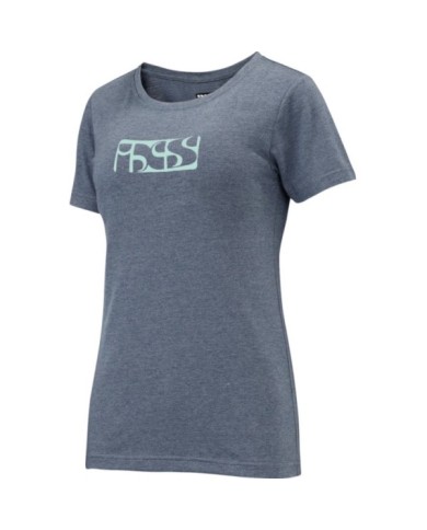 iXS iXS Brand Tee Women marine-celeste