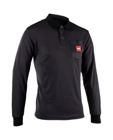 Leatt Polo Shirt Team Long V26 black