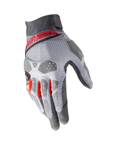 Leatt Adventure Glove ADV X-Flow 5.5 Short V25 beige-gris-rouge
