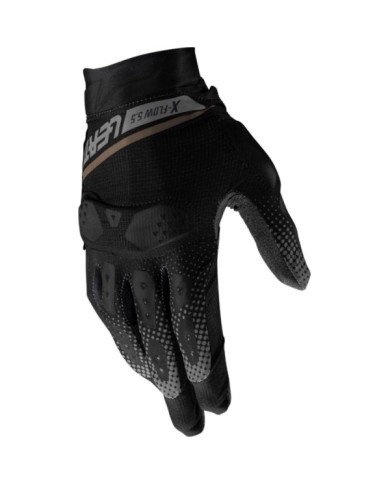 Leatt Adventure Glove ADV X-Flow 5.5 Short V25 noir-gris foncé-or
