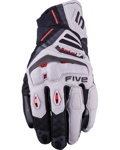 Five Gloves Gants TFX1 Airflow court gris-noir-rouge