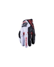 Five Gloves Guant E2 blanc-noir-rouge