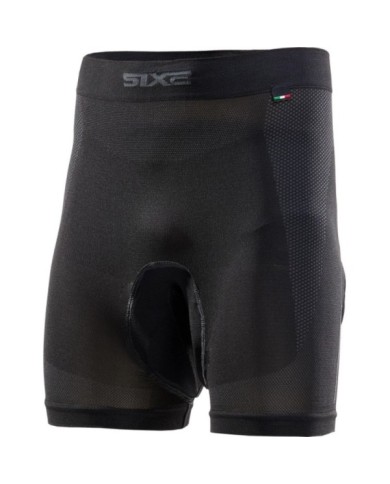 SIXS Leggings fonctionnels courts BT CC2L Unisexe noir gris XS