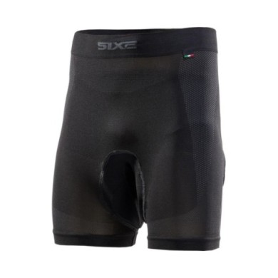 SIXS Leggings fonctionnels courts BT CC2L Unisexe noir gris XS