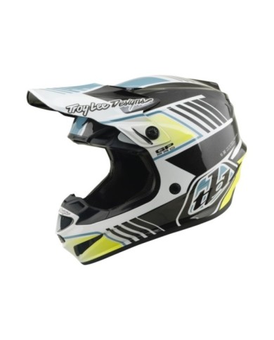Troy Lee Designs Youth GP PRO Helmet - Segment gray-blue-yellow