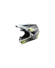 Troy Lee Designs Youth GP PRO Helmet - Segment gray-blue-yellow