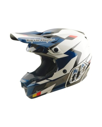 Troy Lee Designs SE5 Polycarbonate Helmet - Roamer white-blue-black
