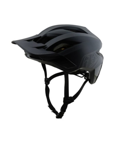 Troy Lee Designs Flowline Helmet W Mips - Point black-dark gray XS