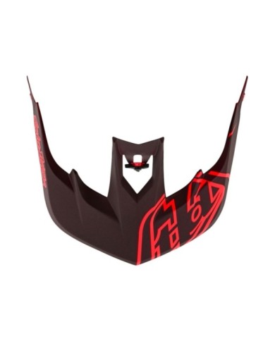 Troy Lee Designs Stage Visor - SRAM Vector red rouge