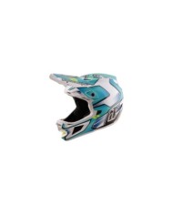 Troy Lee Designs D4 Composite Helmet W Mips - Crest turquoise