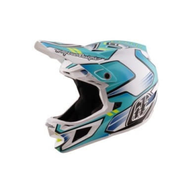 Troy Lee Designs D4 Composite Helmet W Mips - Crest turquoise