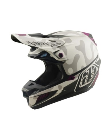 Troy Lee Designs SE5 ECE Composite Helmet - Myth beige-yellow